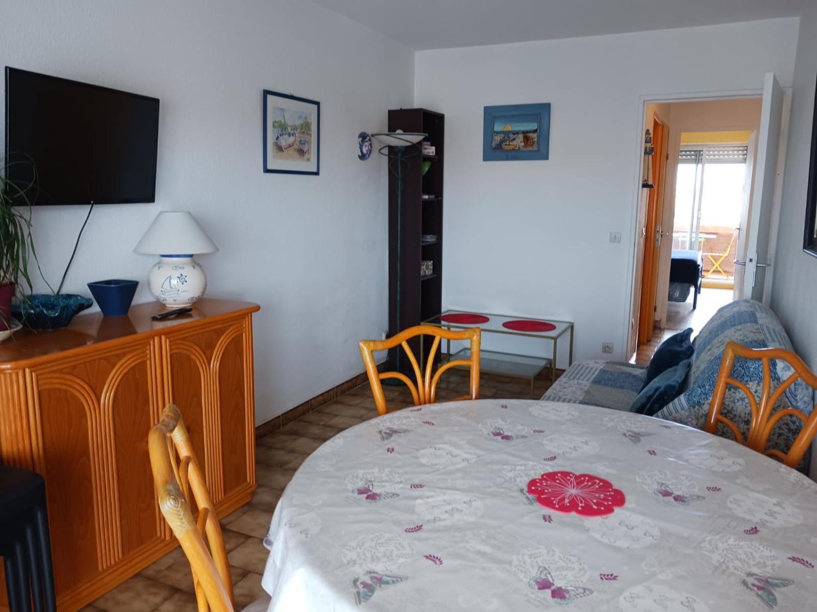 Appartement T2 Vue Mer Et Port,2 Balcons, Parking Prive Canet-en-Roussillon Exterior foto