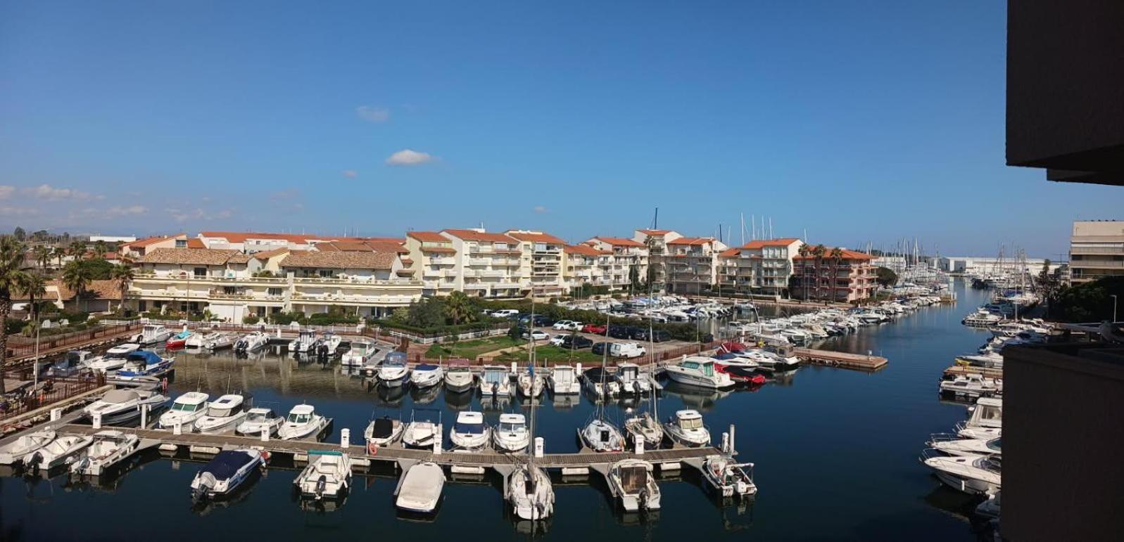 Appartement T2 Vue Mer Et Port,2 Balcons, Parking Prive Canet-en-Roussillon Exterior foto